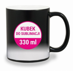 KUBEK do SUBLIMACJI MAGICZNY matowy 330ml