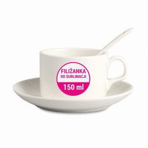 FILIŻANKA do SUBLIMACJI BIAŁA 6szt. w KPL 150ml