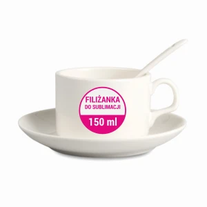 FILIŻANKA do SUBLIMACJI BIAŁA 6szt. w KPL 150ml